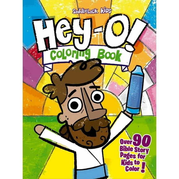 Hey-O! Bible Stories Hey-O! Coloring Book: Over 90 Bible Story Pages for Kids to Color (Paperback)
