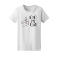 thumbnail image 1 of Hey Pjs All Day, Pajama T-Shirt Women -Image by Shutterstock, Female XX-Large, 1 of 4