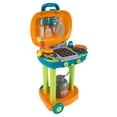 thumbnail image 1 of Hey Play BBQ Toy Kitchen Set with Lights, Sounds and Fake Food (Multicolor), 1 of 9