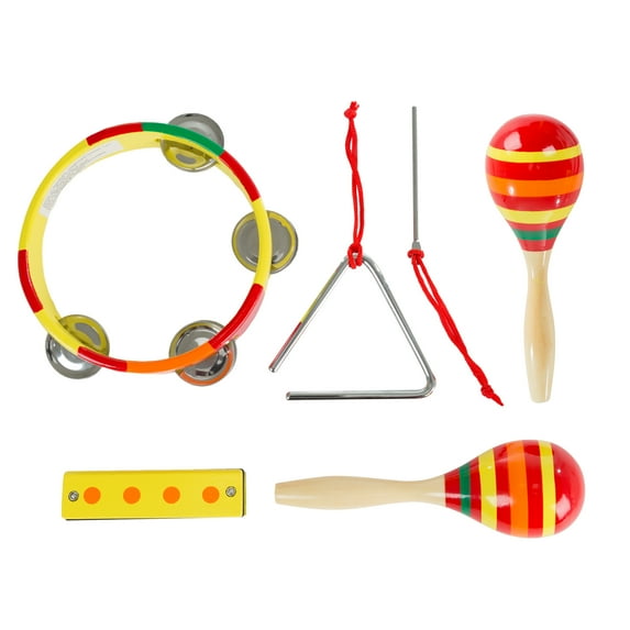 Hey! Play! Durable Unisex Musical Instrument, Plastic Multi-color, 5.75 x 5.75 x 1.5 Inches, 1.15 lb
