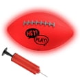 thumbnail image 1 of Hey Play Indoor/Outdoor Light Up Football - LED Glow Football Size 6 for Kids Ages 8 and Up, Orange, 1 of 8