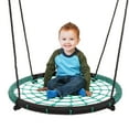 thumbnail image 1 of Hey! Play! Spider Web Tree Swing-Large 40-inch Diameter Hanging Tree Rope Saucer Seat, 1 of 6