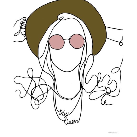 Hey Queen by Kamdon Kreations (24 x 36)