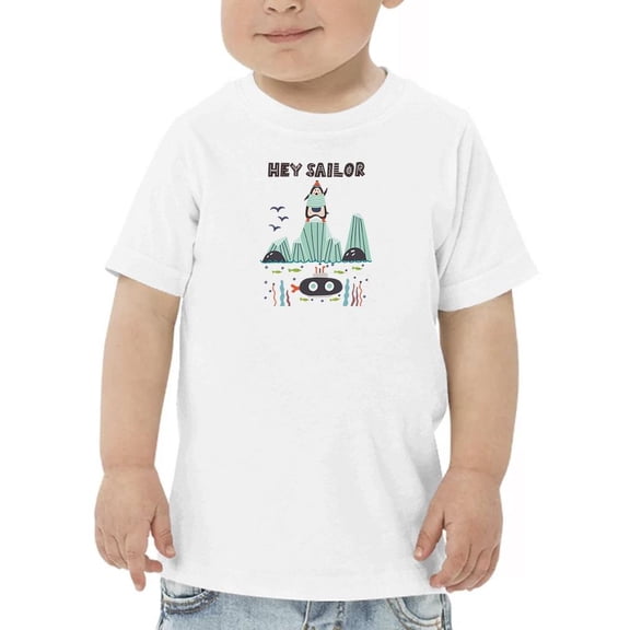 Hey Sailor Penguin Ice Floe T-Shirt Toddler -Image by Shutterstock,  4 Toddler