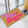 thumbnail image 1 of Hey Sugar Doormat 15.75x23.63in Valentine's Day Welcome Door Mat Non-Slip Rug for Indoor Outdoor Home Bathroom Kitchen Decor(G), 1 of 5