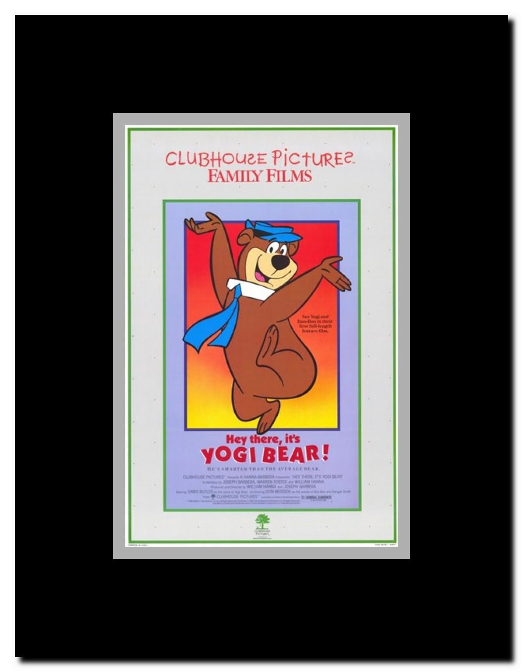 Hey There It's Yogi Bear Framed Movie Poster