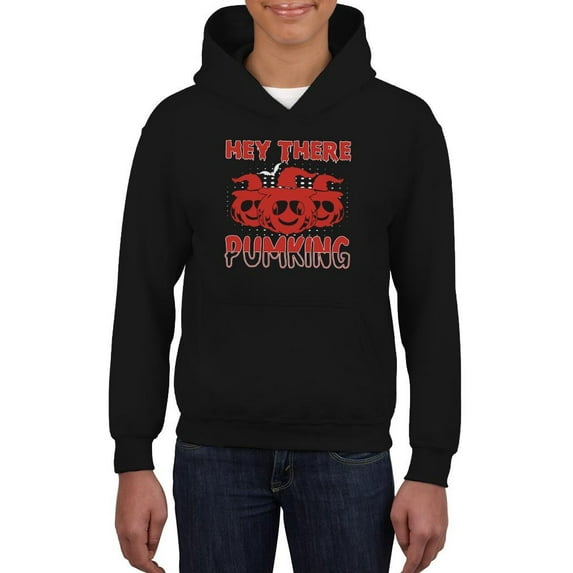 Hey There Pumking Hoodie Juniors -Image by Shutterstock, Small