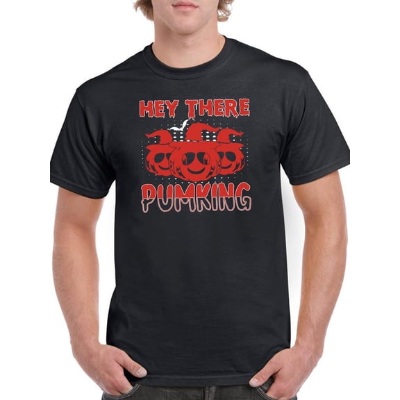 Hey There Pumking T-Shirt Men -Image by Shutterstock, Male Small