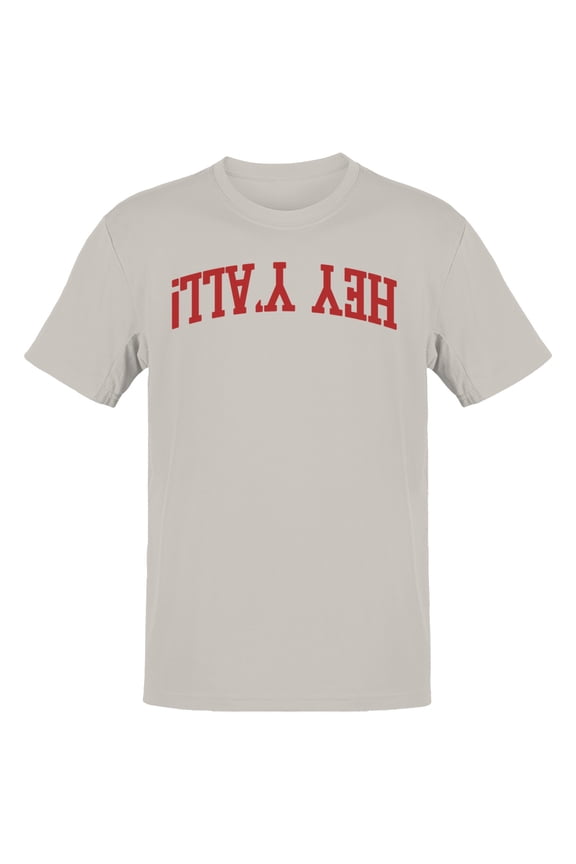 Hey Y'All Southern Retro Men's Gray T-shirt
