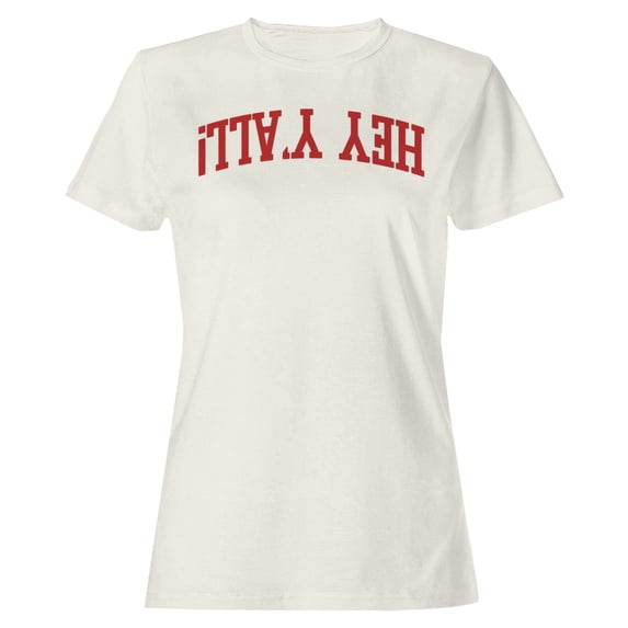 Hey Y'All Southern Retro Women's Off-White T-shirt