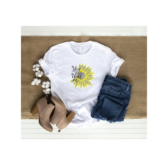 Hey Yall Sunflower / Designs by Big Bear Designs / Sunshine