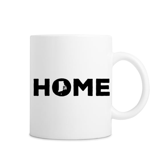 Hey You, Love 11oz Handprinted Ceramic Home State Mug