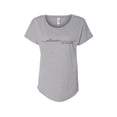 thumbnail image 1 of Hey You, Love X-Large Women's Handprinted Gray T-Shirt, "Saltwater Cures All Wounds", 1 of 3