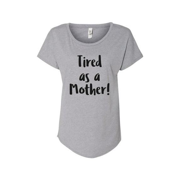 Hey You, Love X-Large Women's Handprinted Gray T-Shirt, "Tired as a Moher!"