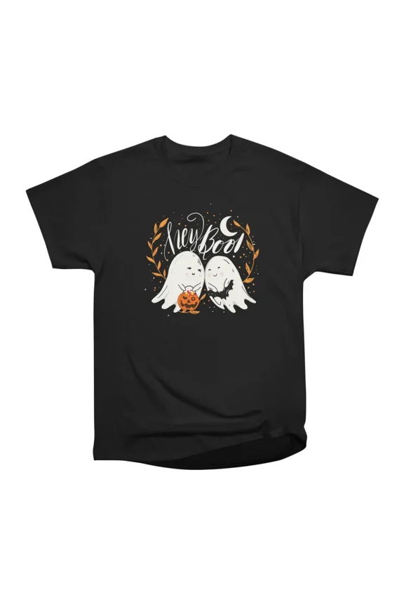 Hey boo kawaii ghost T-Shirt Tee Gift For Him Merch For Her Apparel For Friend