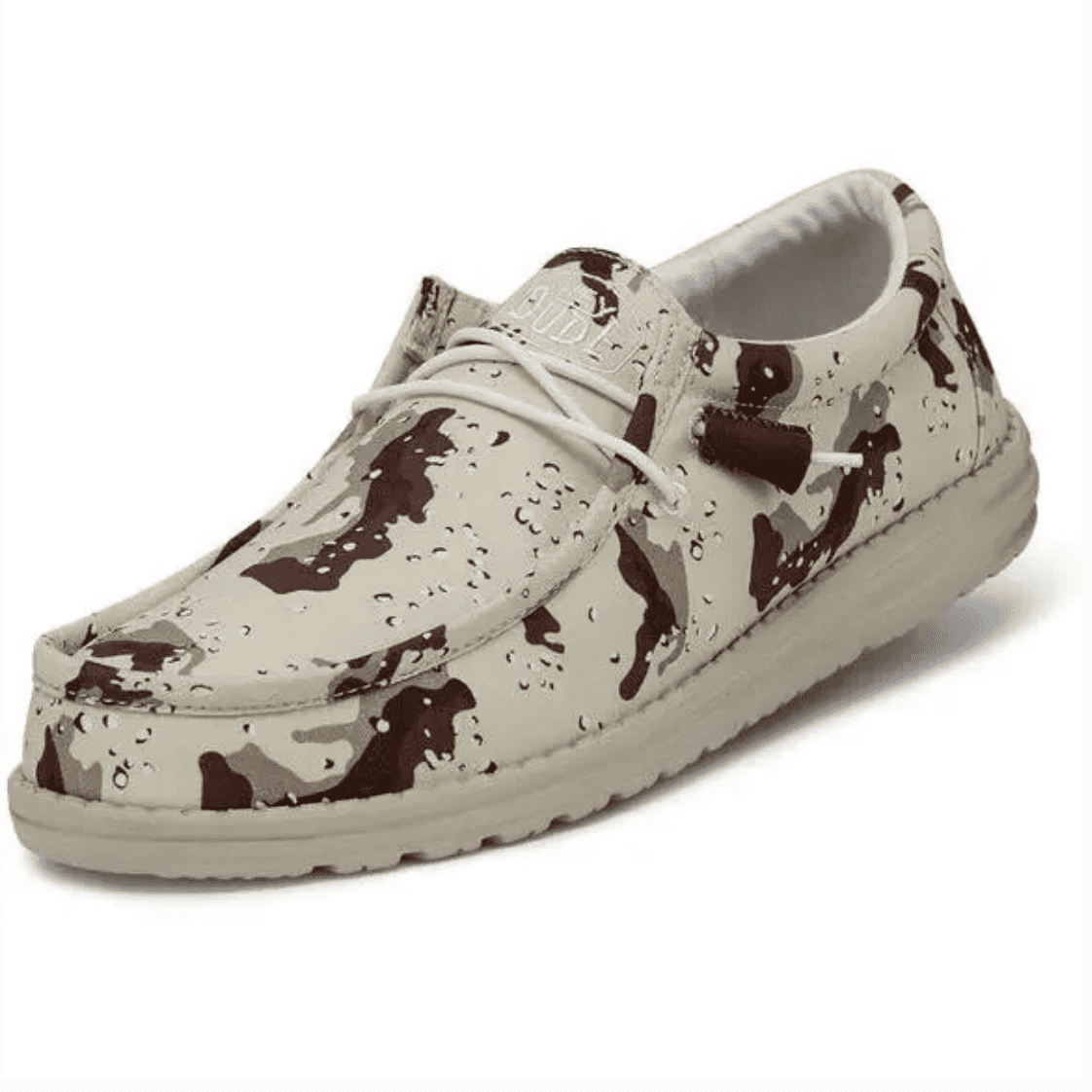HEYDUDE Men Wally Ripstop Desert Camo Slip On Loafer Shoes Tan Brown Size 12 NEW Hey Dude Men main image 4