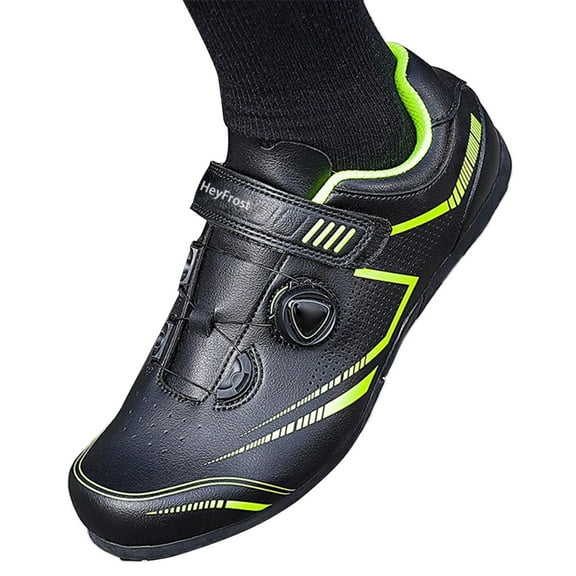 HeyFrost Cycling shoes, Unisex-Adult Road Clip-in Bike Cycling ShoesBlack