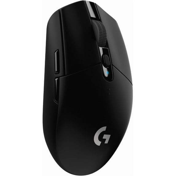G304 LIGHTSPEED Wireless Gaming Mouse, Hero 12K Sensor, 12,000 DPI, Lightweight, 6 Programmable Buttons, 250h Battery Life, On-Board Memory, PC/Mac - Black