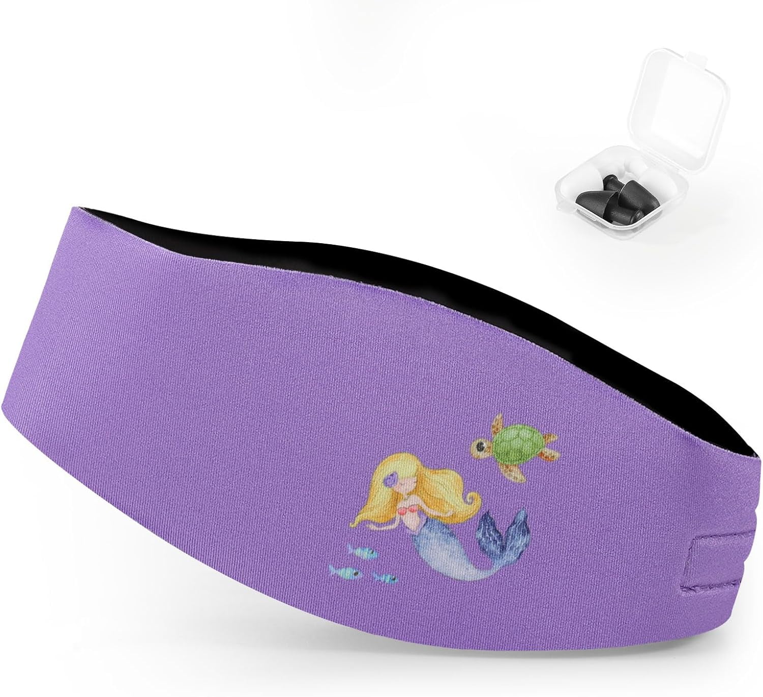 HeySplash Swimming Headband Kids, Ear Bands with Swimming Ear Plugs