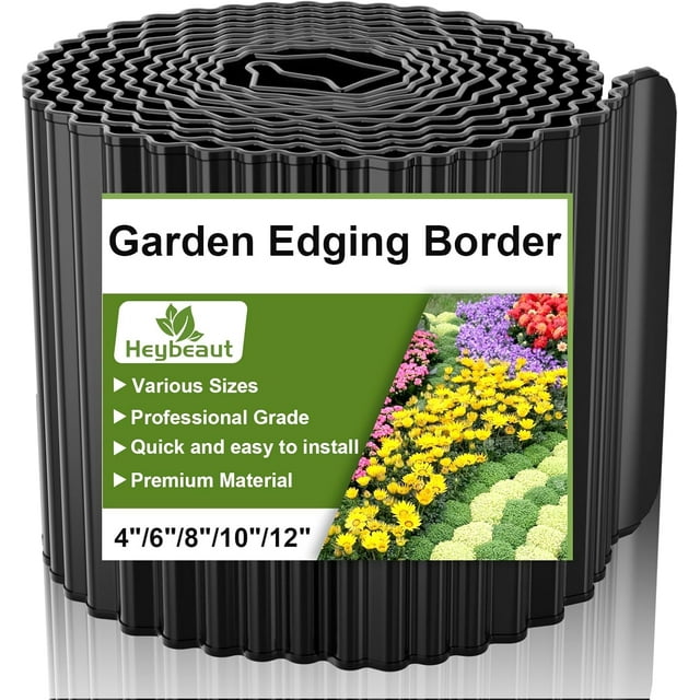 Heybeaut Corrugated Metal Garden Edging 6"x20' Galvanized Steel