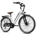 thumbnail image 1 of Heybike Electric Bike for Adults, 500W City Cruiser Ebike with 36V 13AH Built-in Battery, 26" Step-thru Electric Commuter Bike for Woman, Front Suspension, 7-Speed Bicycles UL2849, 1 of 7