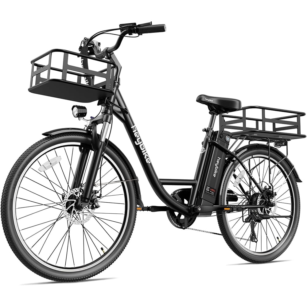 Heybike Cityscape Electric Bike 350W Electric City Cruiser Bicycle Up to 40 Miles with Removable