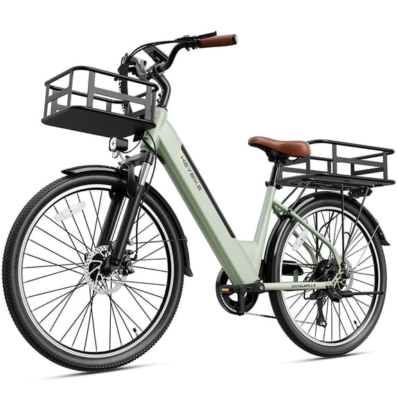 Motor Sty Heybike Cityscape 2.0 Electric Bike for Adults with 500W Motor, 36V ...