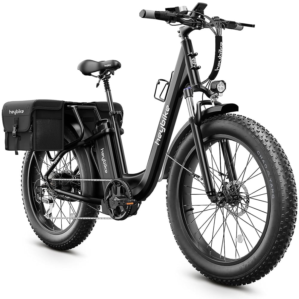 Heybike Explore Electric Bike for Adults, 750W Brushless Motor with 48V  20AH Removable Battery, 26 Fat Tire Step-Thru Ebike, Electric Mountain  Bicycles for Mens Womens 