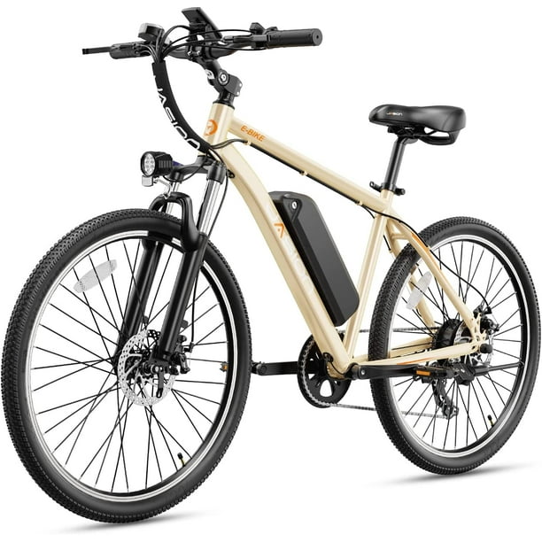 Heybike Jasion 26″ 350W Electric Mountain Bike with 40-Mile Commuting Range, Front Fork Suspension