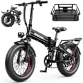 thumbnail image 1 of Heybike Mars 3.0 Electric Bike for Adults, 1400W Peak Motor Foldable Ebike with 48V 13AH Removable Battery, 20" Fat Tire Electric Bicycles, Up to 30+MPH & NFC Unlock, UL2849, 1 of 10