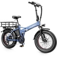 thumbnail image 1 of Heybike Mars Electric Bicycle Foldable 20" x 4.0 Fat Tire Electric Bike with 500W Motor, 624WH Removable Battery, 50 Miles Range, Dual Shock Absorber Ebike for Adults, 1 of 9