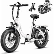 Heybike Ranger 2.0 Electric Bike for Adults, 750W Rated Motor Foldable Ebike with 600Wh Removable Battery, 20" Fat Tire All-Terrain Electric Bicycl, Class 3, UL