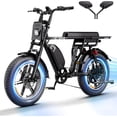 thumbnail image 1 of Heybike Saturn Electric Bike for Adults 20", 750W E-Mountain Bike with Speedometer, 52V 18.4AH Removable Battery 50 Miles E Bicycle Class 3,UL2849, 1 of 9
