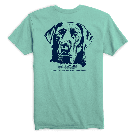 Heybo Outdoors Duck Hunting Black Lab Sketch Dedicated To The Pursuit Comfortable and Stylish Unisex T-Shirt Short Sleeve Tee-3XL