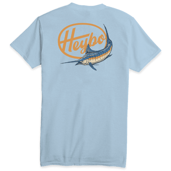 Heybo Outdoors Fishing Billfish Dedicated To The Pursuit Comfortable and Stylish Unisex T-Shirt Short Sleeve Tee-Large