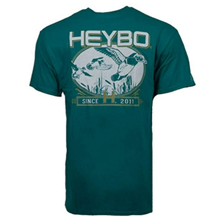 Heybo Wood Duck Emerald Short Sleeve T Shirt
