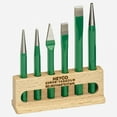 thumbnail image 1 of Heyco Chisel and Punch Set in Wooden Stand, 6 Pieces, 1 of 1