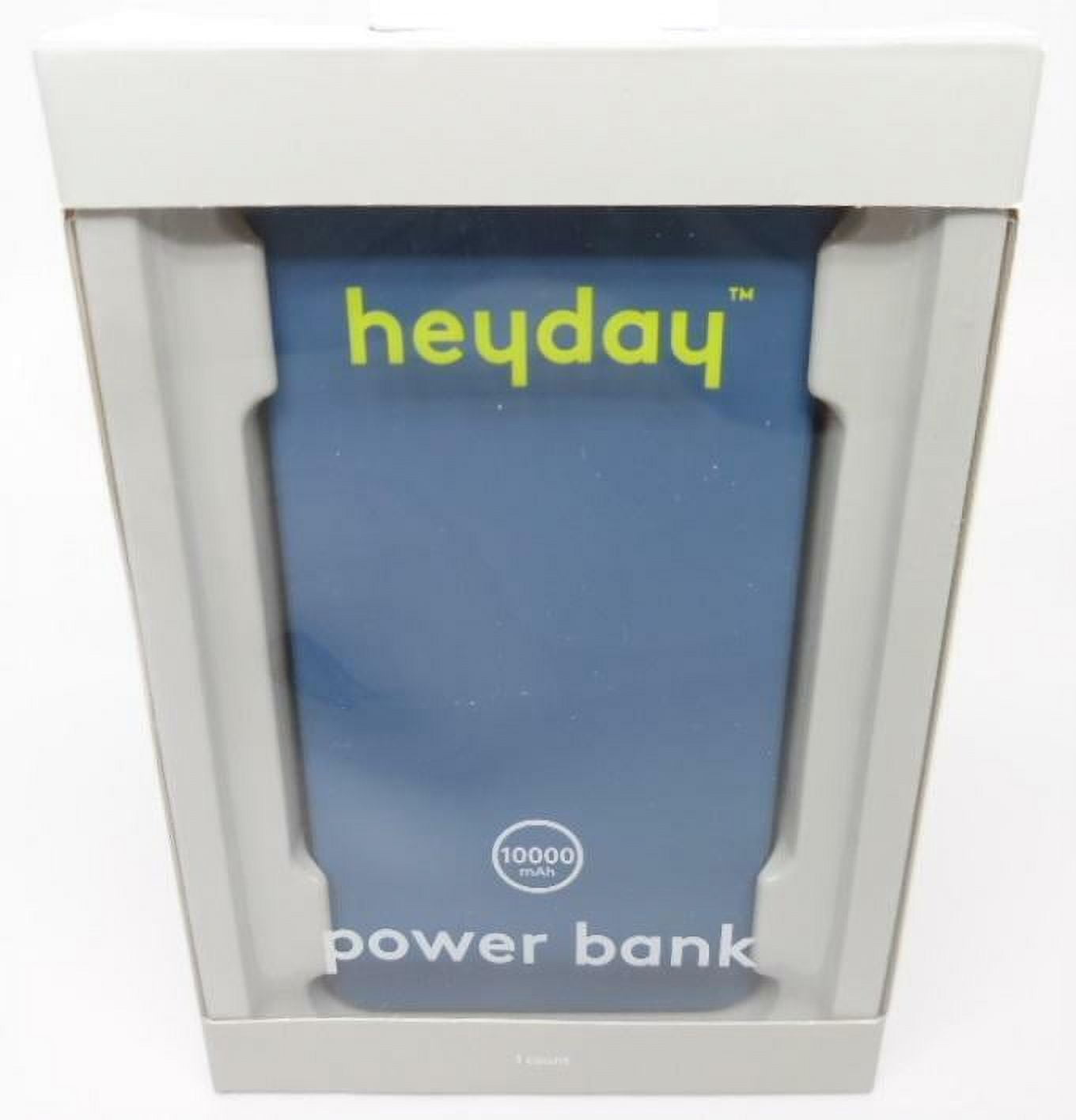 Slim Heyday 10000mAh Portable Phone Rechargeable Power Bank for Android