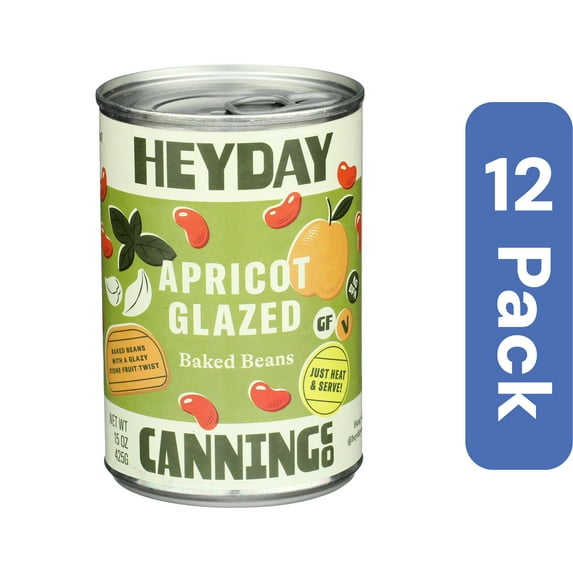 Heyday Canning Co. Baked Apricot Glazed Beans 15 oz (Pack Of 12)