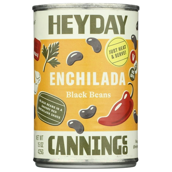 Heyday Canning Co. Black Beans Enchilada 15 oz (Pack Of 12)