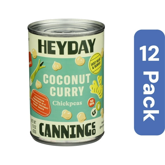 Heyday Canning Co. Coconut Curry Chickpeas 15 oz (Pack Of 12)