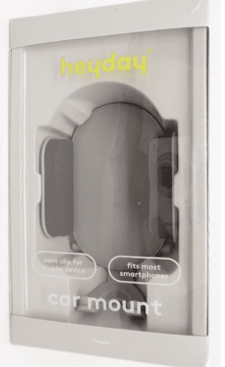 Heyday Car Mount Vent Clip for Mobile Devices, Fits Most Smartphones
