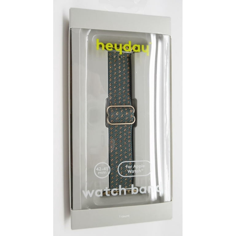 Heyday Knit Watch Band for Apple Watch 42mm 44mm 45mm Night Gray Gold Dots