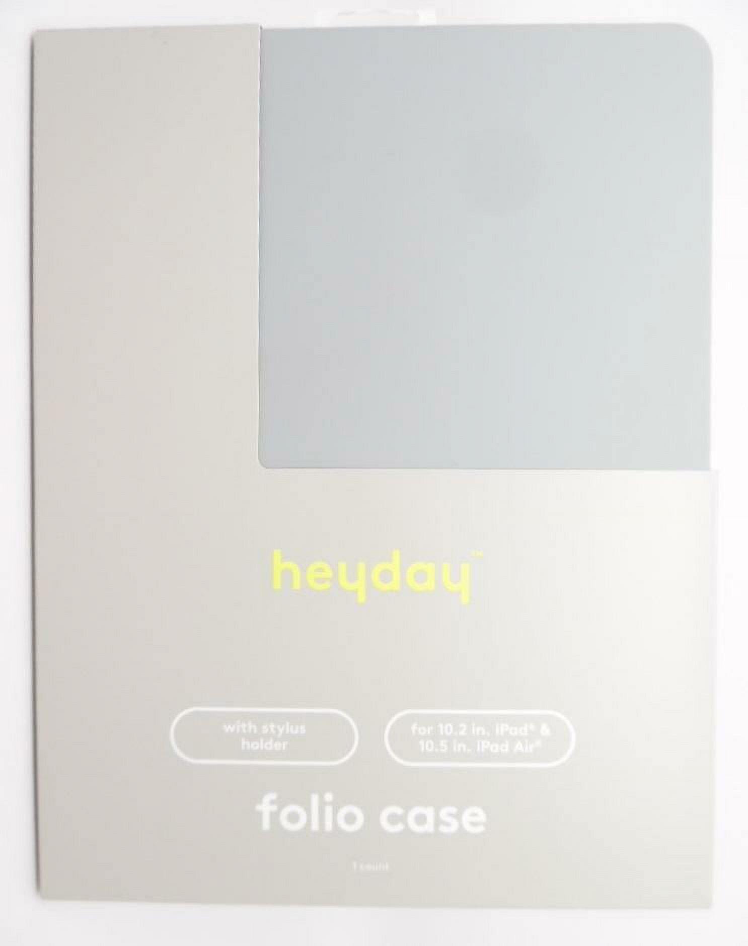 Heyday Light Blue Folio Case for Apple iPad 8th Gen & 10.2" & 10.5" iPad Air