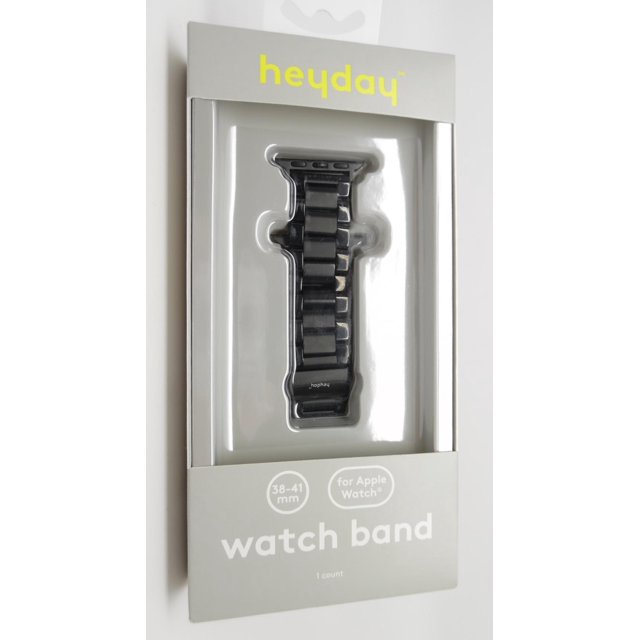 Heyday Metal Link Smart Watch Band for Apple Watch 38/40/41mm Black