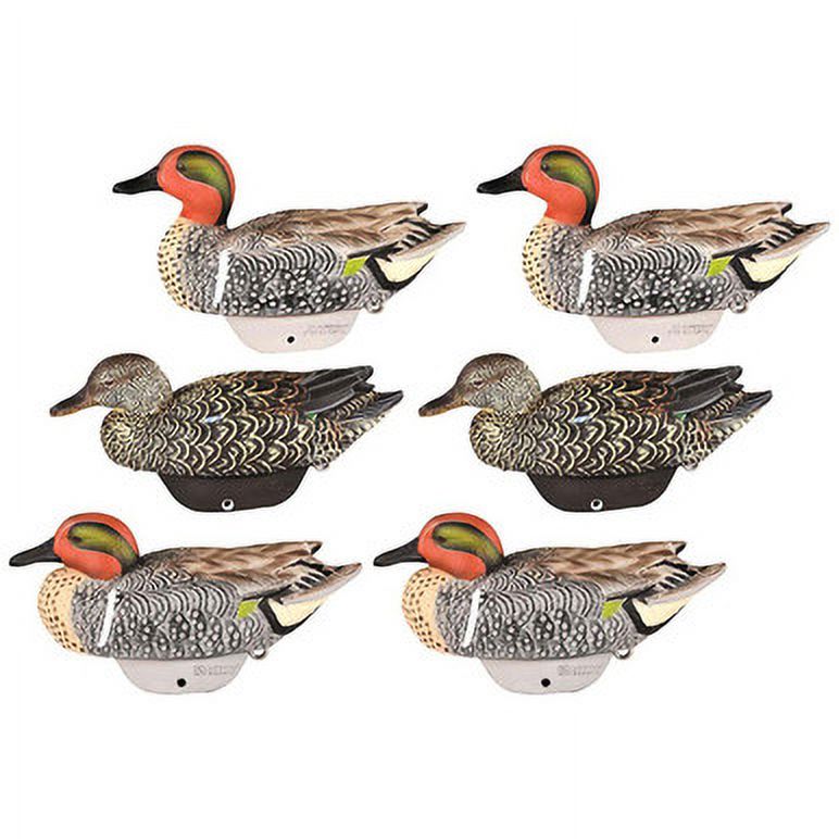 Heyday Outdoors FlexFloat GreenWinged Teal Duck Decoys 6 Pack