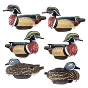 Heyday Outdoors HydroFoam Wood Duck Decoys, 6 Pack