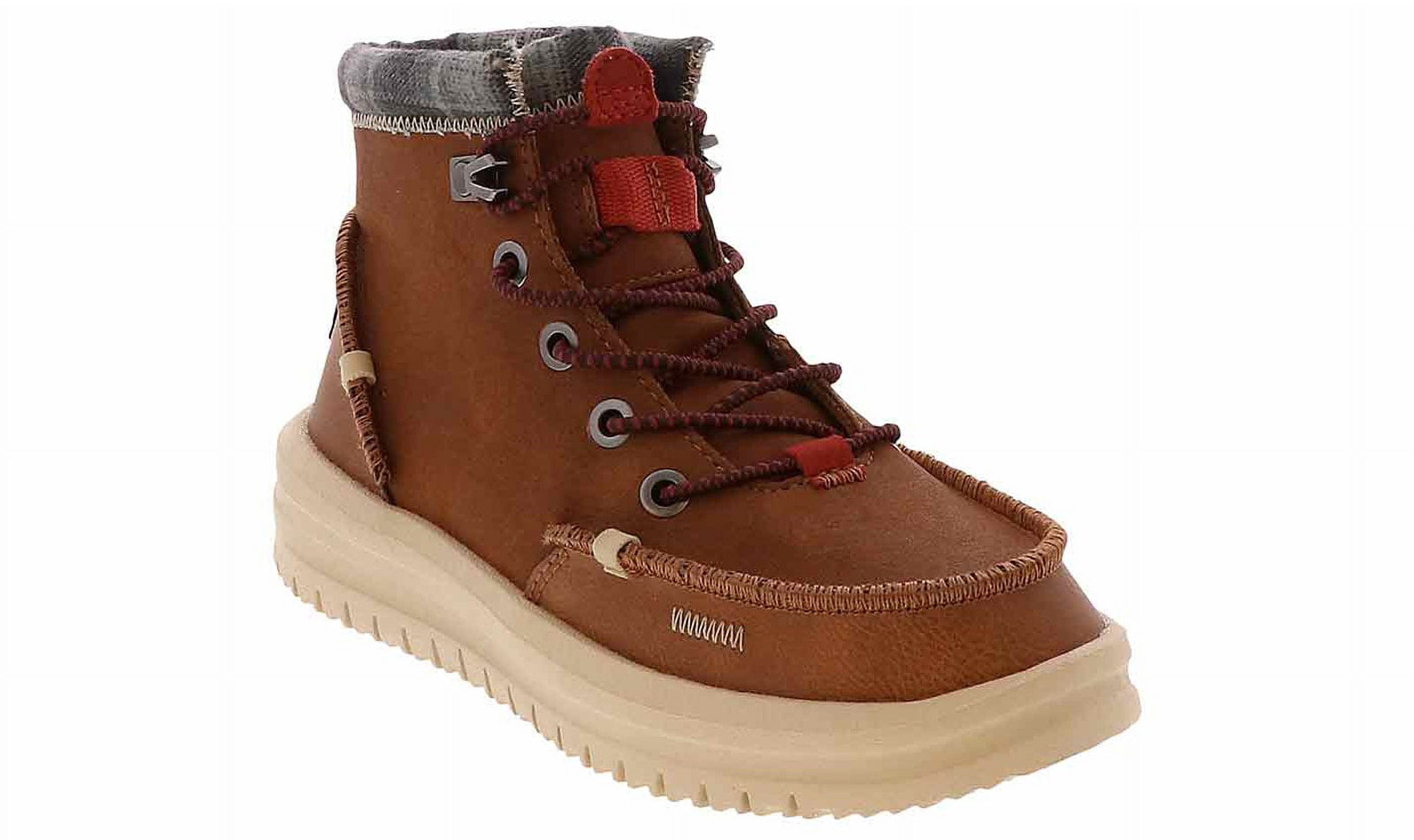 Hey Dude Bradley Classic Men’s 10 Cognac Brown Leather Water Resistant Boot NIB HEY DUDE Bradley Classic Mens Size 14 Casual | Mercari main image 4