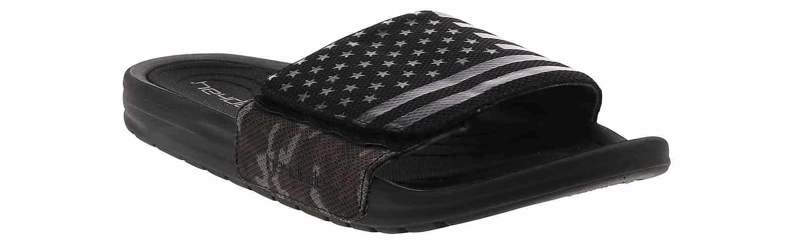 Heydude Phoenix Camo Total Black Slide Sandal | 40127-0YJ  display picture 3