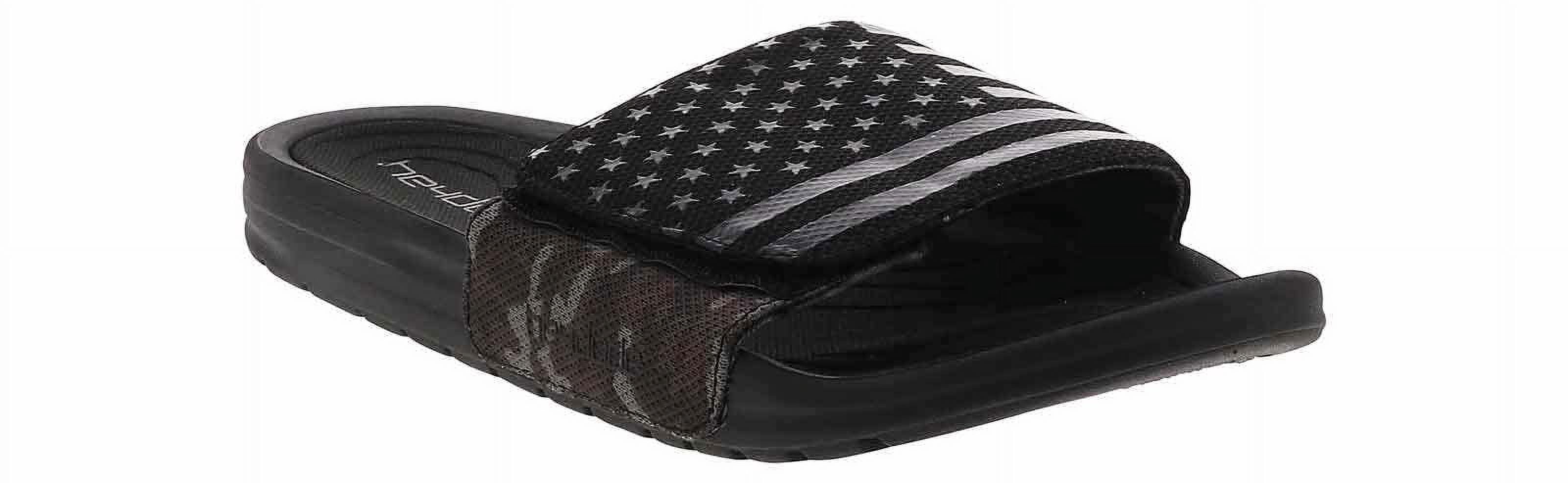 NEW Hey Dude Men\'s Phoenix Camo Slide Sandals Size 11 (40128-90H) Hey Dude Phoenix Camo - Total Black - Walmart.com main image 2